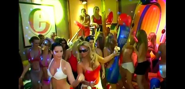 Salacious and rowdy gang bang